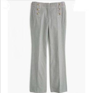 Teddie Sailor pants in skinny navy stripe